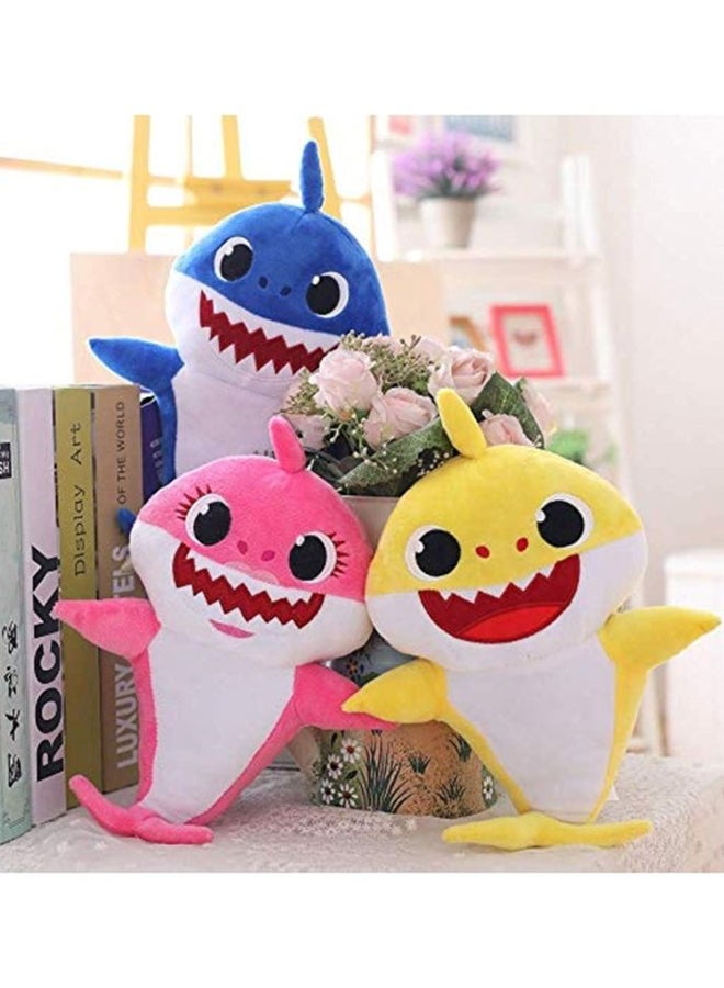 Soft Plush Singing Lighting Authentic Detailing Lightweight Baby Shark Toy 6.9x8.3x11inch - v1616647968/N26225495A_5