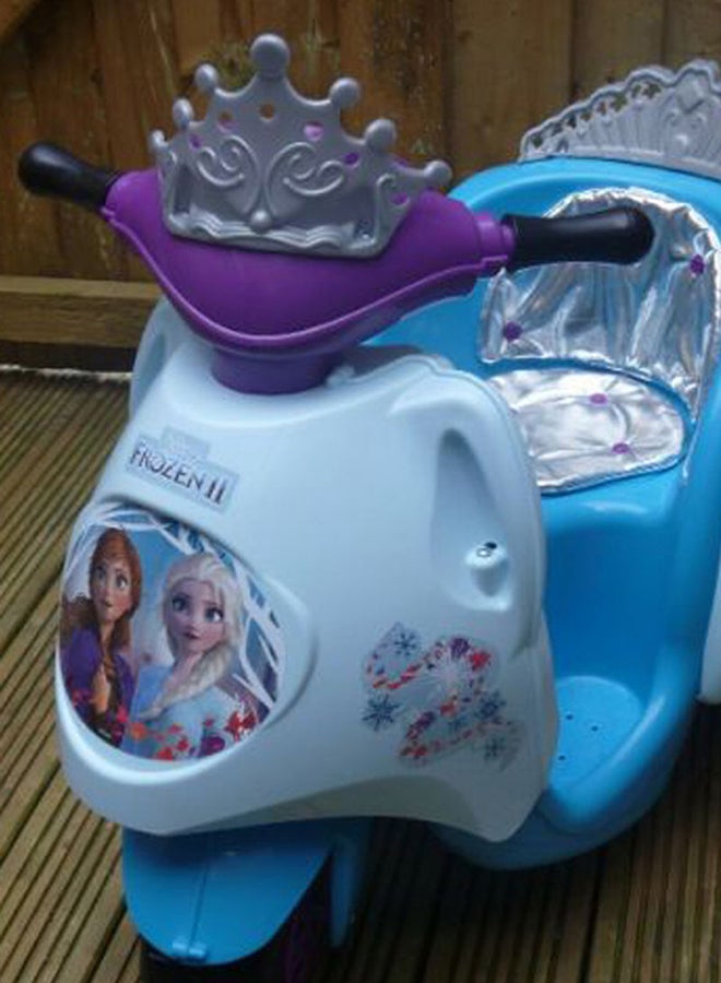 فيبر سكوتر دراجة ثلاثية بتصميم مستوحى من فيلم Frozen II" مع مقعد ومسند ظهر مريحين للأطفال" - Image 4
