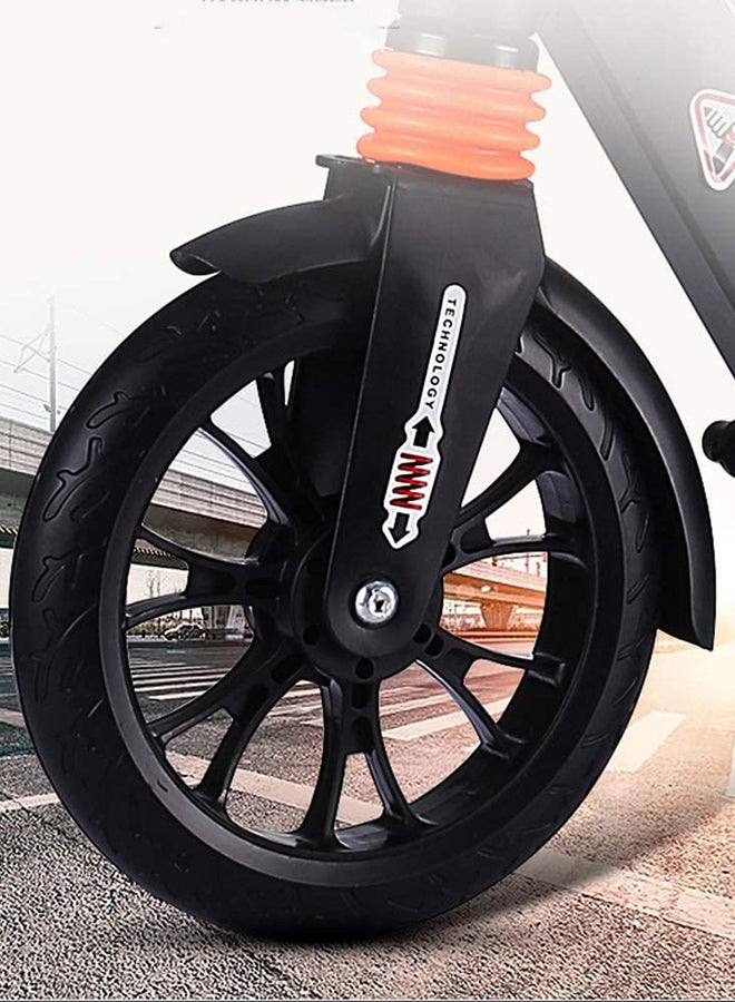 Cool Baby - 2-Wheel Double Shock Folding Scooter ‎‎‎And  Adjustable Handlebar(Black) ‎‎‎95x14x108cm - Image 1