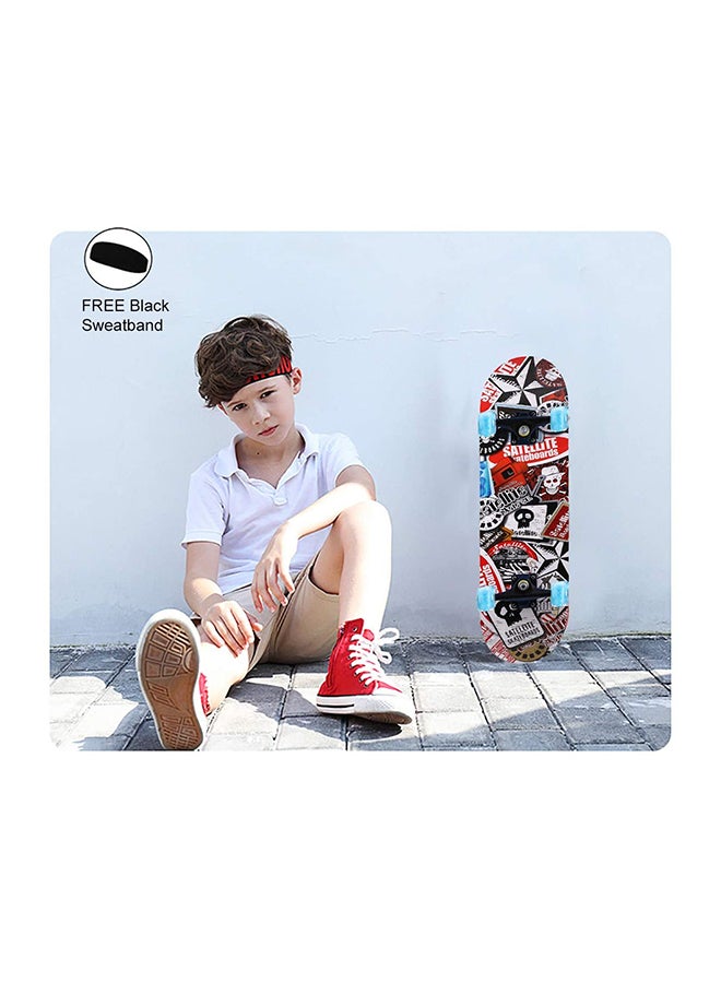 Cool Baby - Four-Wheel Printed Sports Skateboard Amusing Play Equipment For Children ‎‎79x20x30cm - Image 1