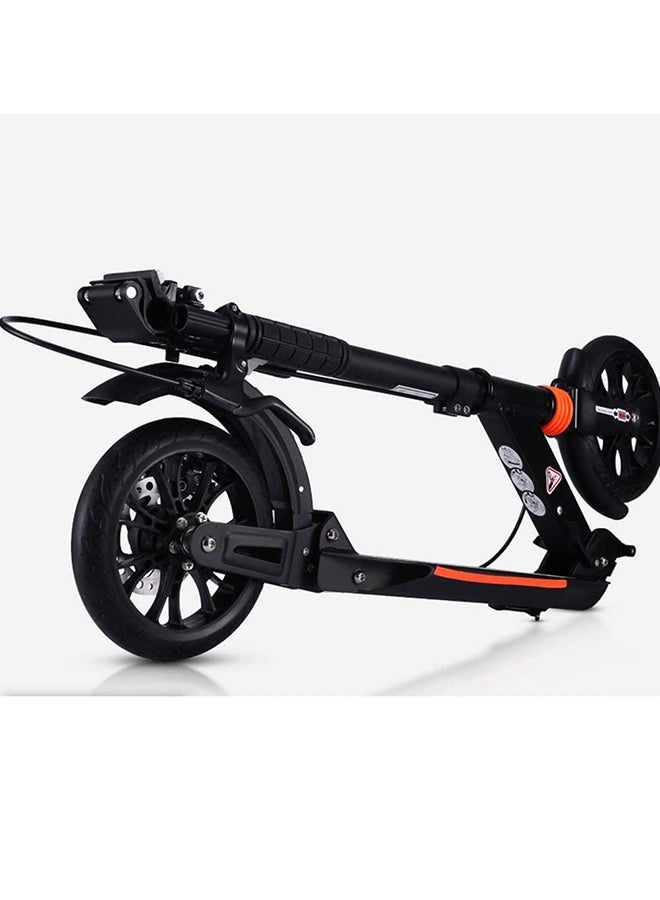 Cool Baby - 2-Wheel Double Shock Folding Scooter ‎‎‎And  Adjustable Handlebar(Black) ‎‎‎95x14x108cm - Image 1