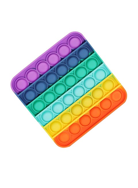 Stress And Anxiety Reducing Push Pop Bubble Fidget Sensory Toy For Kids And Adults 13x13x2cm