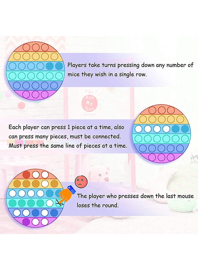 Stress And Anxiety Reducing Push Pop Bubble Fidget Sensory Toy For Kids And Adults 13x13x2cm - Image 2