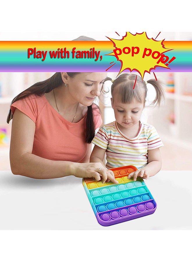 Stress And Anxiety Reducing Push Pop Bubble Fidget Sensory Toy For Kids And Adults 13x13x2cm - Image 3