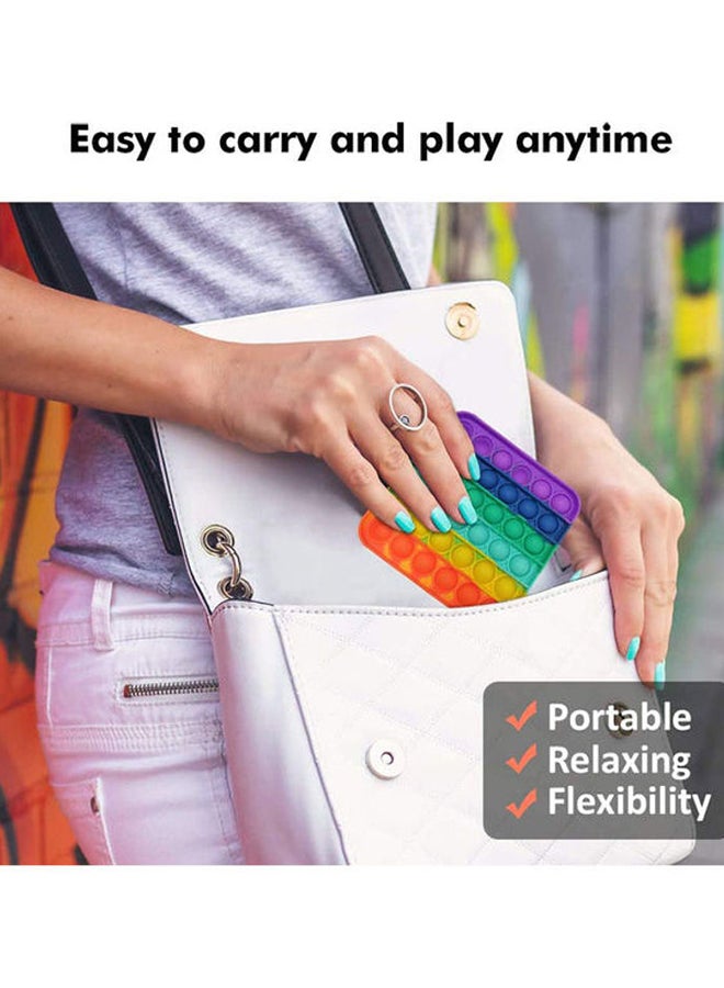 Stress And Anxiety Reducing Push Pop Bubble Fidget Sensory Toy For Kids And Adults 13x13x2cm - Image 4