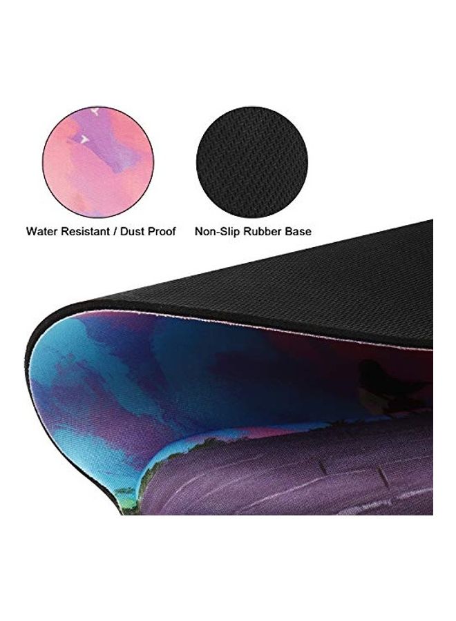 Generic Printed Keyboard Wrist Rest And Mouse Pad Set Pink/Blue/Green  - Image 3