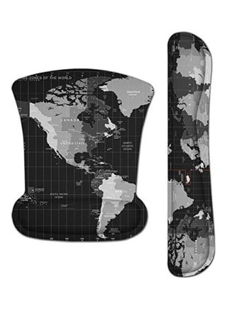 2-Piece Keyboard Wrist Supper And Mouse Pad Set Multicolour - v1616652796/N45755273A_1