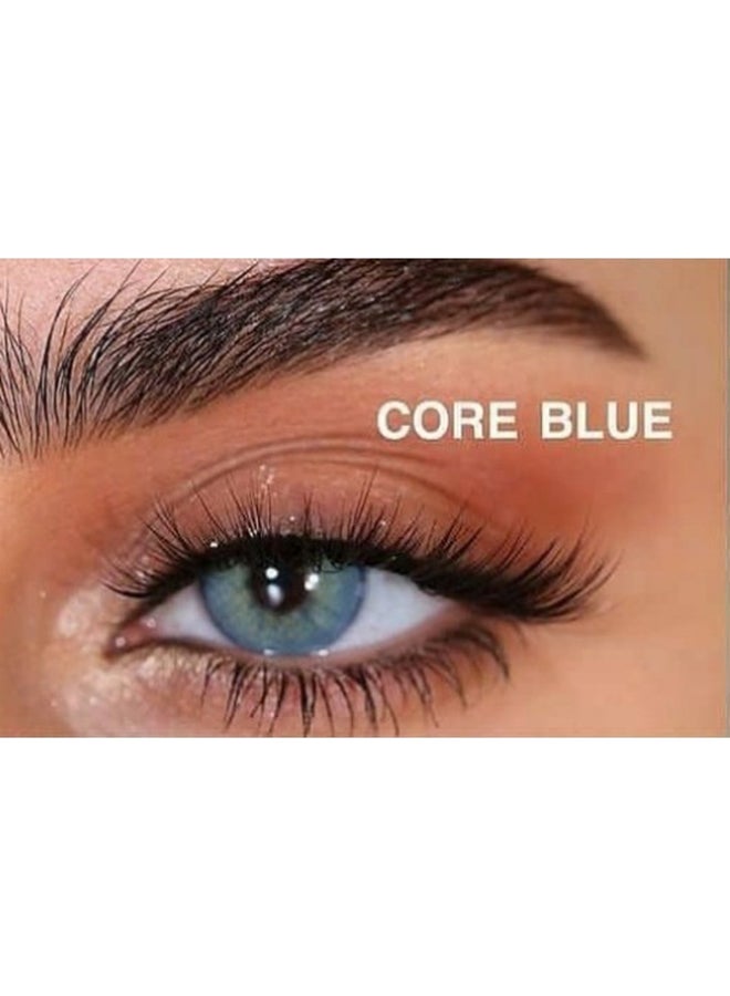 Naturel - Women's naturel core blue Lenses are a shiny lenses for the eye they are  soft and light on the eyes and they are licensed by most countries of the world and have the ability to enter oxygen. Let your eyes breathe with natural - Image 1