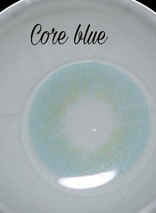 Naturel - Women's naturel core blue Lenses are a shiny lenses for the eye they are  soft and light on the eyes and they are licensed by most countries of the world and have the ability to enter oxygen. Let your eyes breathe with natural - Image 1