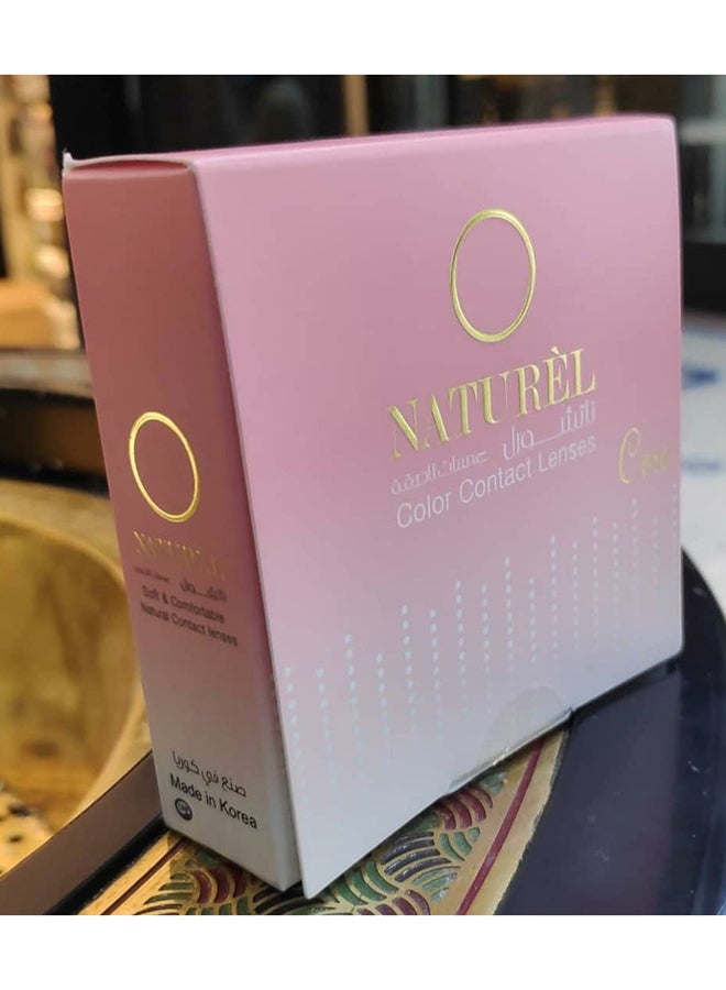 Naturel - Women's naturel core marron Lenses are a shiny lenses for the eye they are  soft and light on the eyes and they are licensed by most countries of the world and have the ability to enter oxygen. Let your eyes breathe with natural - Image 1
