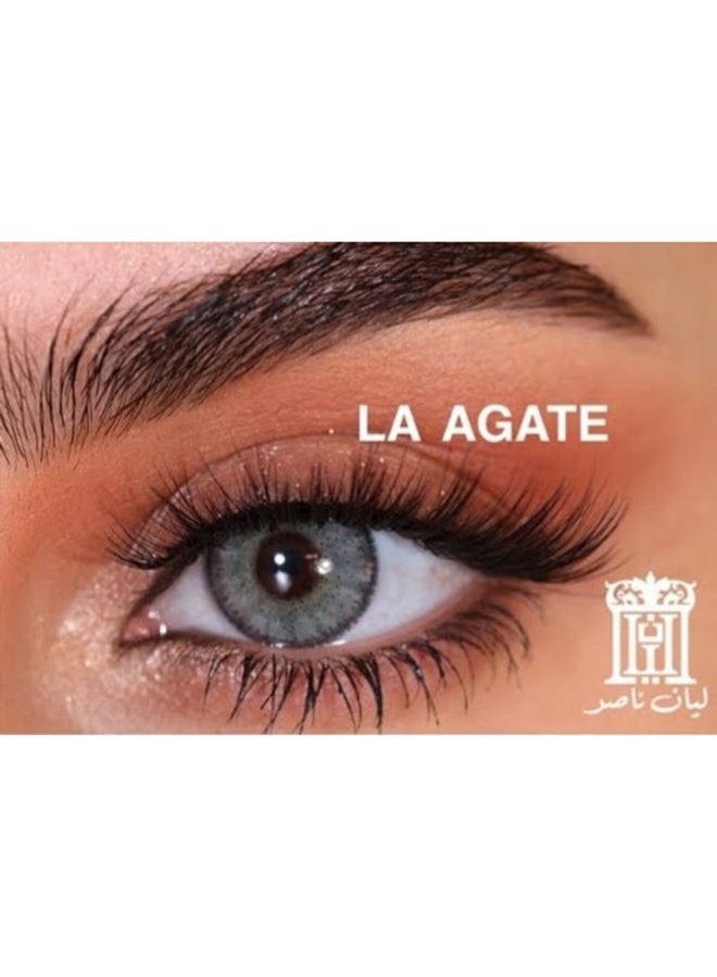 Naturel - Women's naturel la agate Lenses are a shiny lenses for the eye they are  soft and light on the eyes and they are licensed by most countries of the world and have the ability to enter oxygen. Let your eyes breathe with natural - Image 1