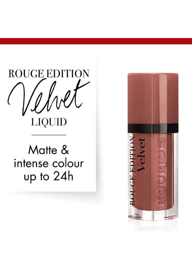 BOURJOIS PARIS - Rouge Edition Velvet Liquid Lipstick 7.7 ml 29 Nude York - Image 1