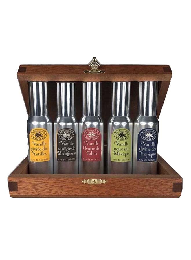 La Maison De La Vanille - Pack of 5 EDT Gift Set (Antilles +Madagascar + Mexique + Tahiti + Tropiques) 150ml - Image 1