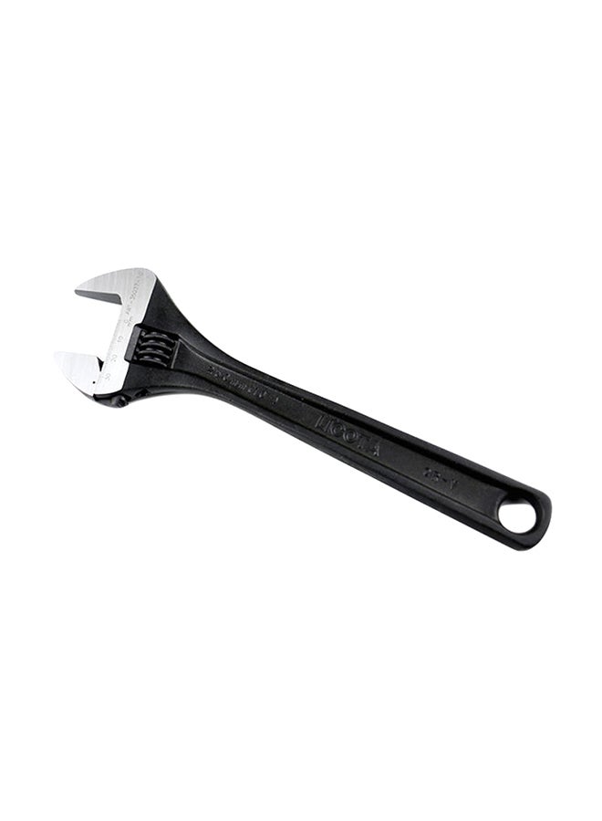 LICOTA Chrome Vanadium Steel Adjustable Wrench Black/Silver 10inch  - Image 1