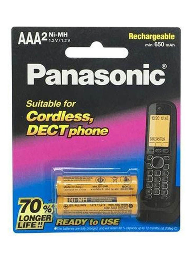 Panasonic AAA Cordless Phone Battery black  - Image 2