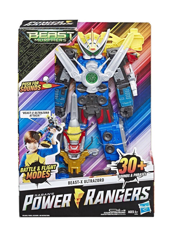 هاسبرو - جيمينج - مجسم شخصية بيست إكس أولترازورد من مسلسل "Power Rangers Beast Morphers" 3.6x9.5x13.8بوصة - Image 1
