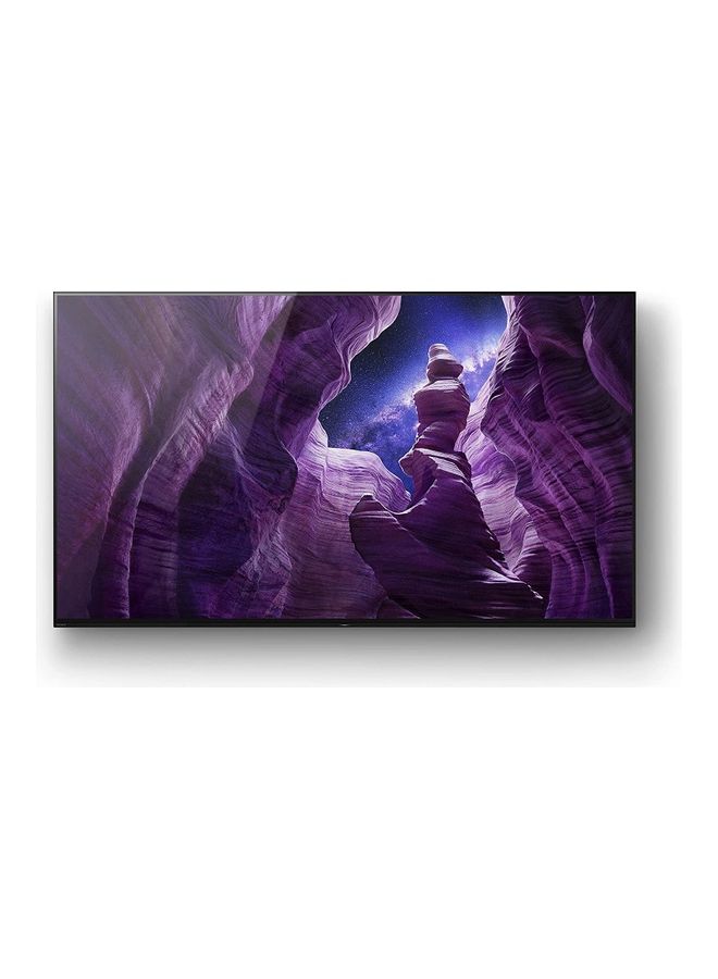 55 inch OLED Android Smart TV, 4K UHD, HDR, A8H Series KD55A8H Black