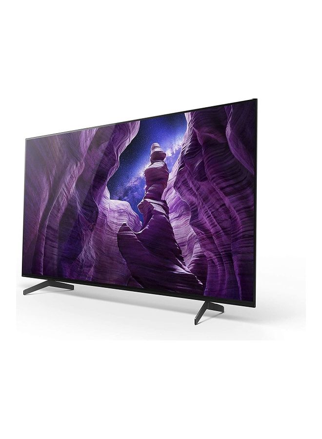 55 inch OLED Android Smart TV, 4K UHD, HDR, A8H Series KD55A8H Black