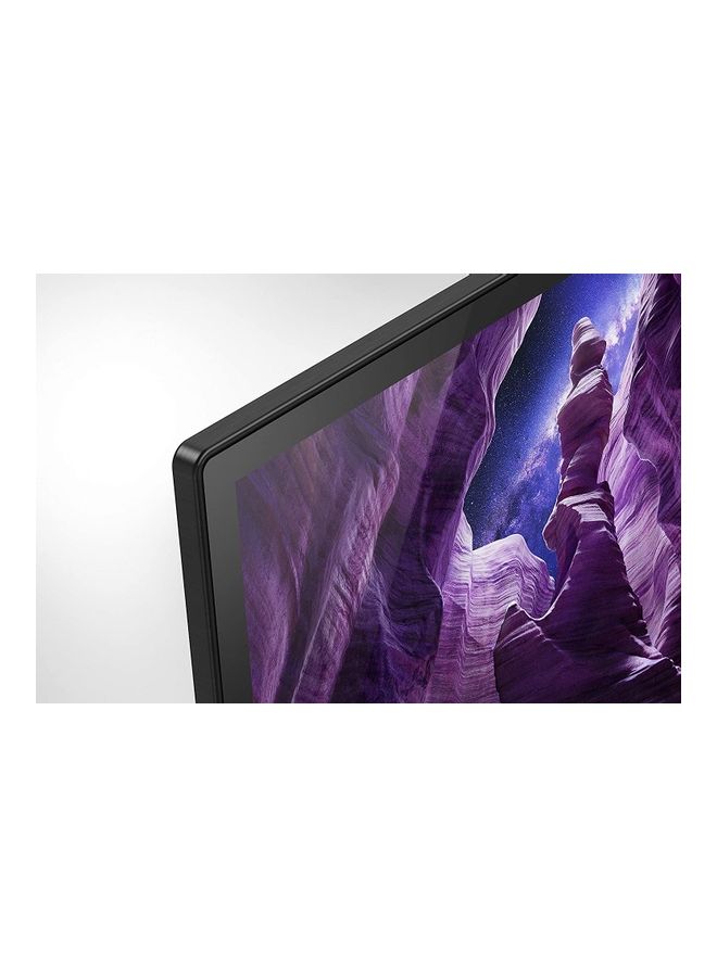 55 inch OLED Android Smart TV, 4K UHD, HDR, A8H Series KD55A8H Black