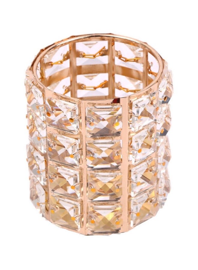 East Lady Make Up Brush Organizer Gold - Image 1
