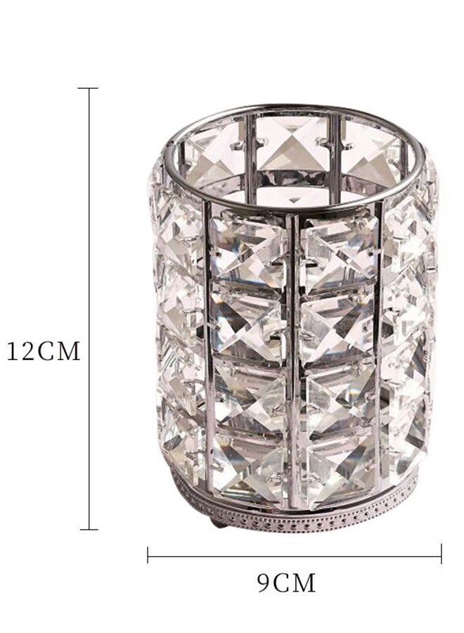 East Lady Make Up Brush Organizer Silver - Image 3