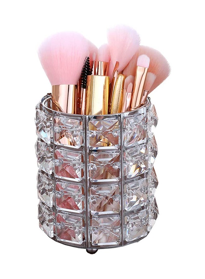 East Lady Make Up Brush Organizer Silver - Image 4