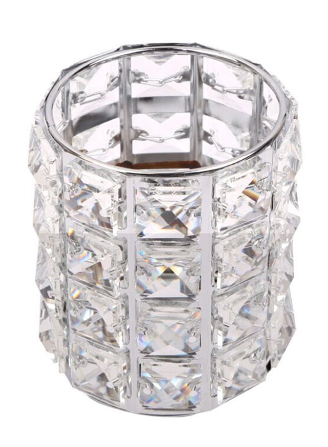 إيست ليدي حامل فرش مستحضرات تجميل فضي - Image 2