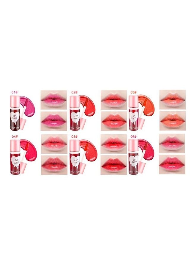 Heng Fang Pack Of 6 Lip Tint With 2 Aloe Vera Lipstick Set Multicolour  - Image 2