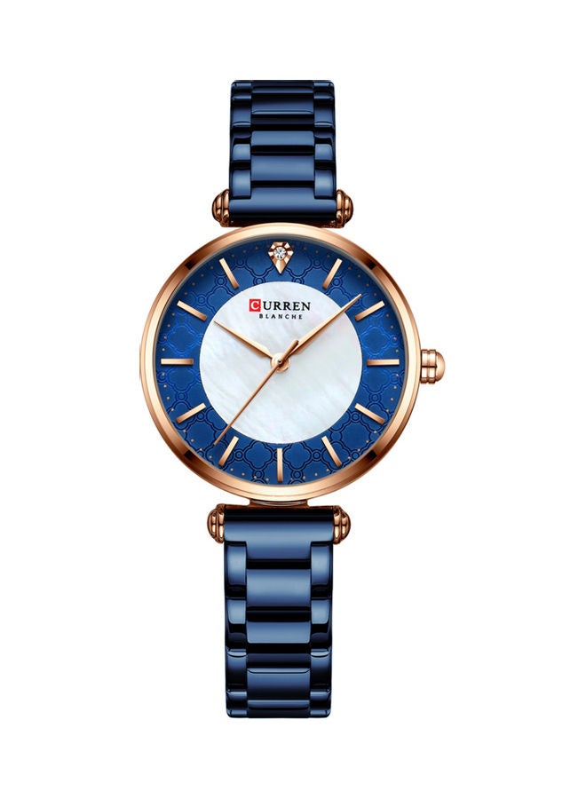 Women's Quartz Watch With Stainless Steel Strap - 31 mm - Blue - v1616673458/N45772924A_1