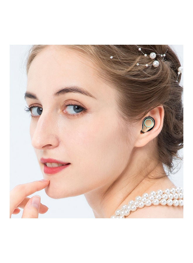 M18 BT 5.1 Waterproof Earbuds with Digital Display Case Black - Image 2