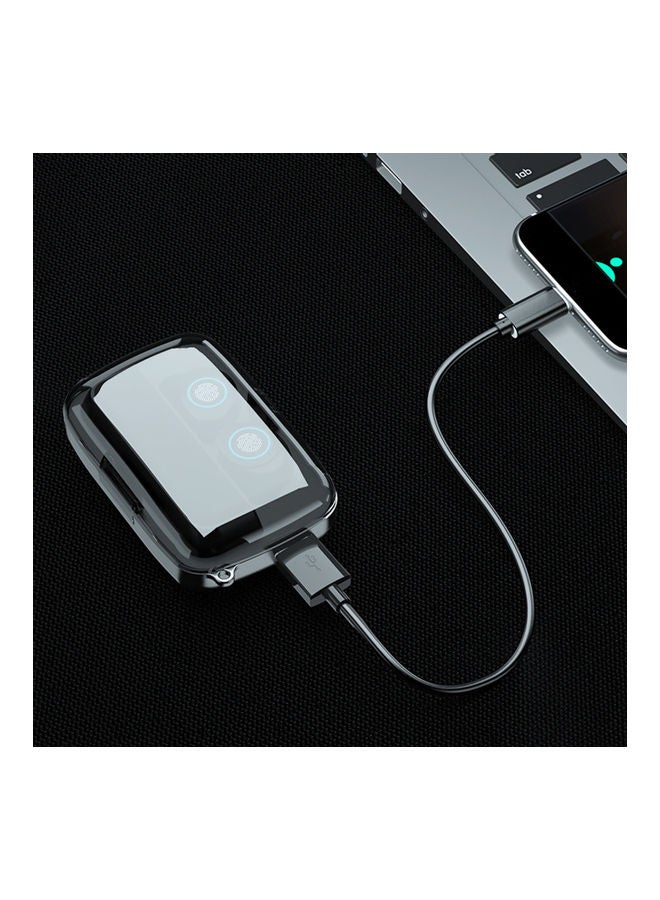 M18 BT 5.1 Waterproof Earbuds with Digital Display Case Black - Image 3