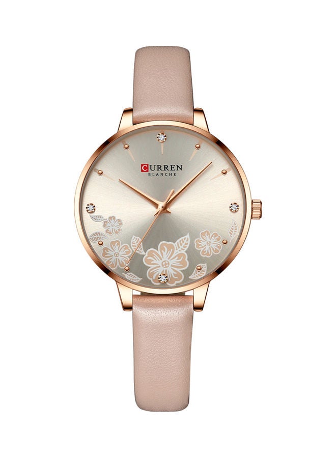 CURREN Women's Analog Wrist Watch - 35 mm - Pink  - Image 1