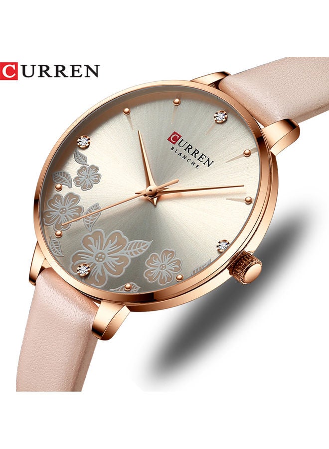 CURREN Women's Analog Wrist Watch - 35 mm - Pink  - Image 3