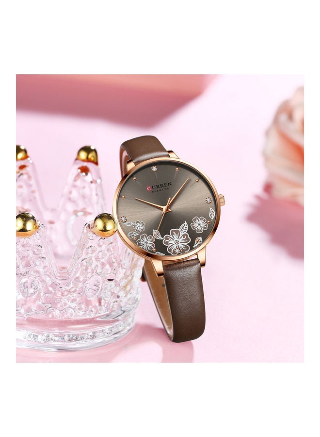 CURREN Women's Wrist Watch - 35 mm - Coffee  - Image 2