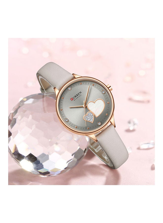 CURREN - Women's Quartz Analog Wrist Watch J-4781GY - 33 mm - White - Image 1