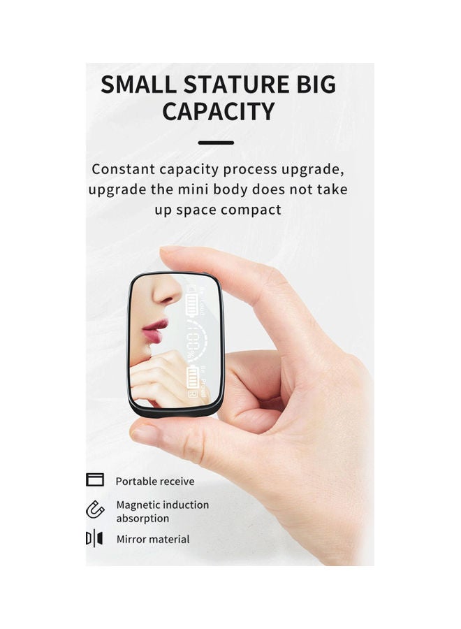 M18 BT 5.1 Waterproof Earbuds with Digital Display Case Black - Image 3