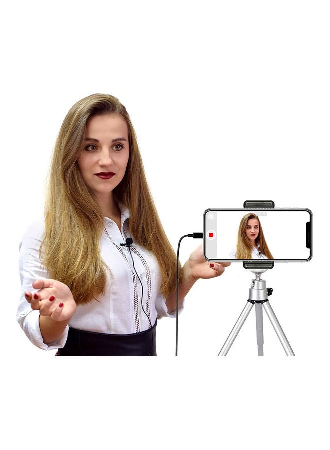 ميكروفونات صغيرة مضادة للتداخل ومضادة للتشويش وواقية من الرياح أسود - Image 5