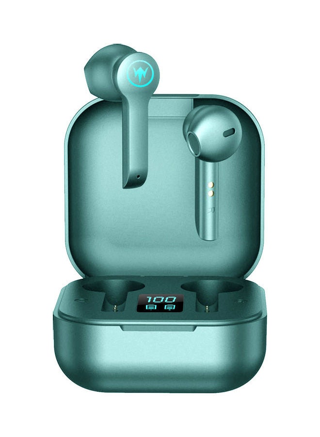 L10 BT 5.1 Waterproof Earbuds with Case Green - Image 1
