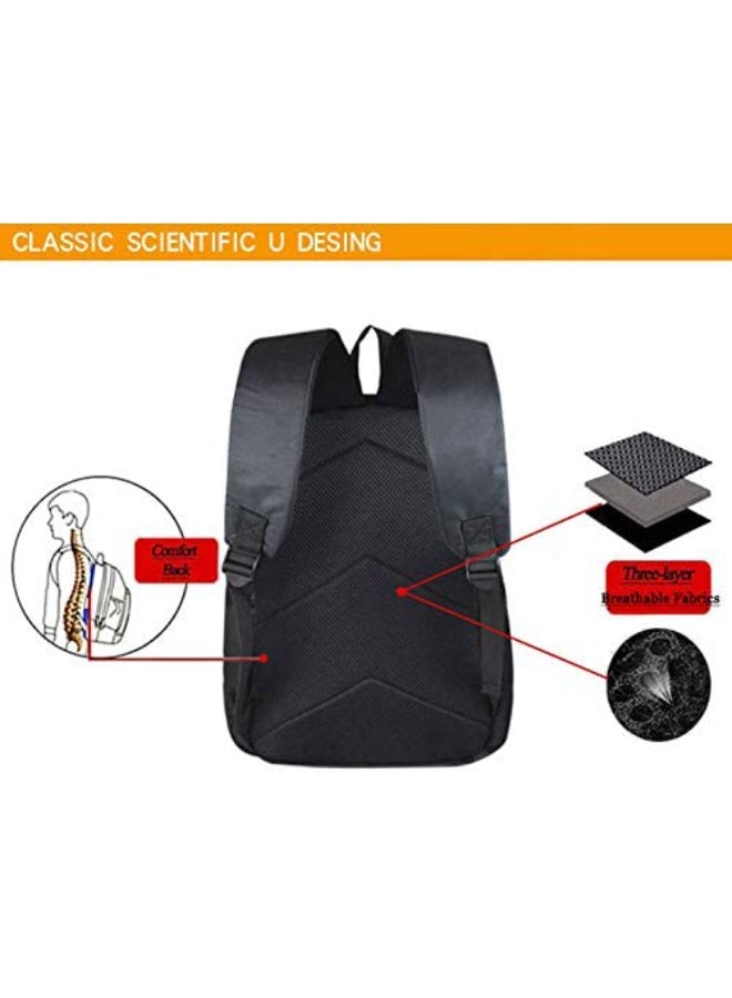 Anime Cartoon Backpack 16 Inch Multicolour  - Image 3