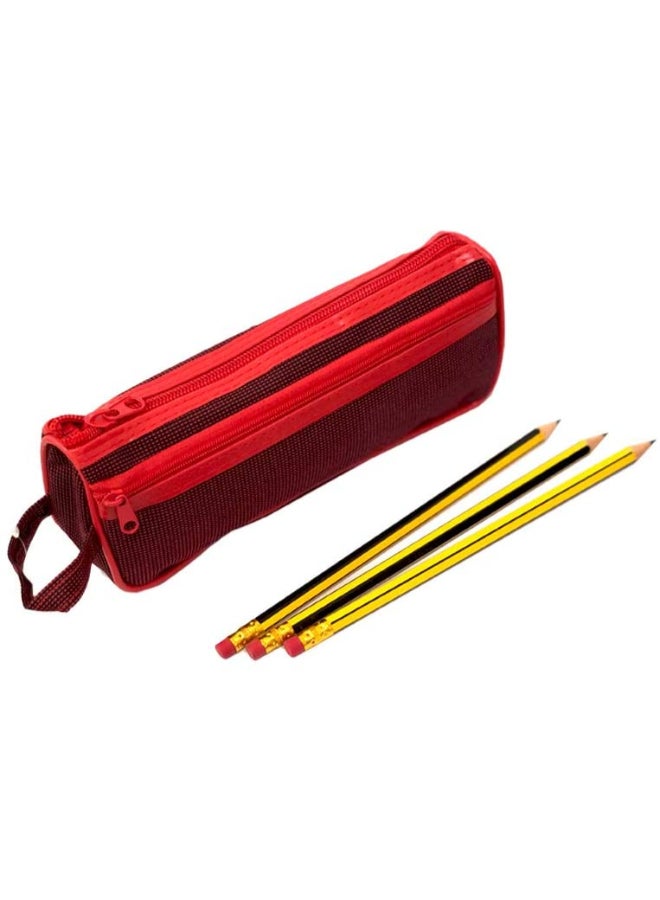 Generic - Coast Zipper Pencil Case Pouch Red - Image 1