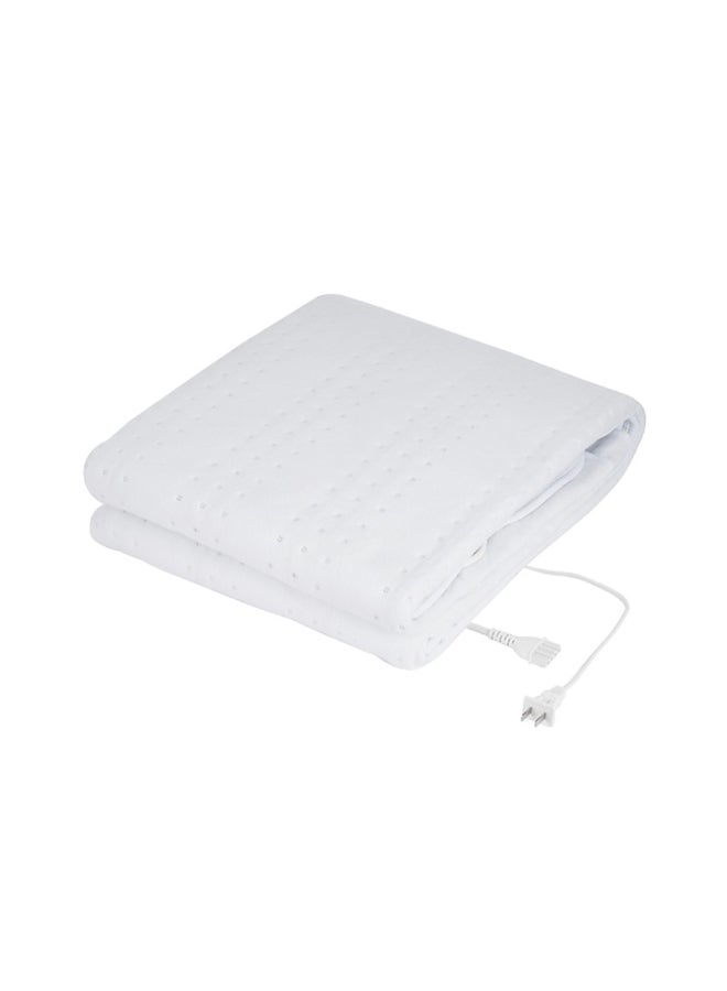 Generic - Electric Heated Blanket Cotton White 80x150cm - Image 1