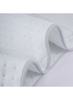 ماركة غير محددة بطانية تدفئة كهربائية قطن أبيض 80x150سم  - Image 5
