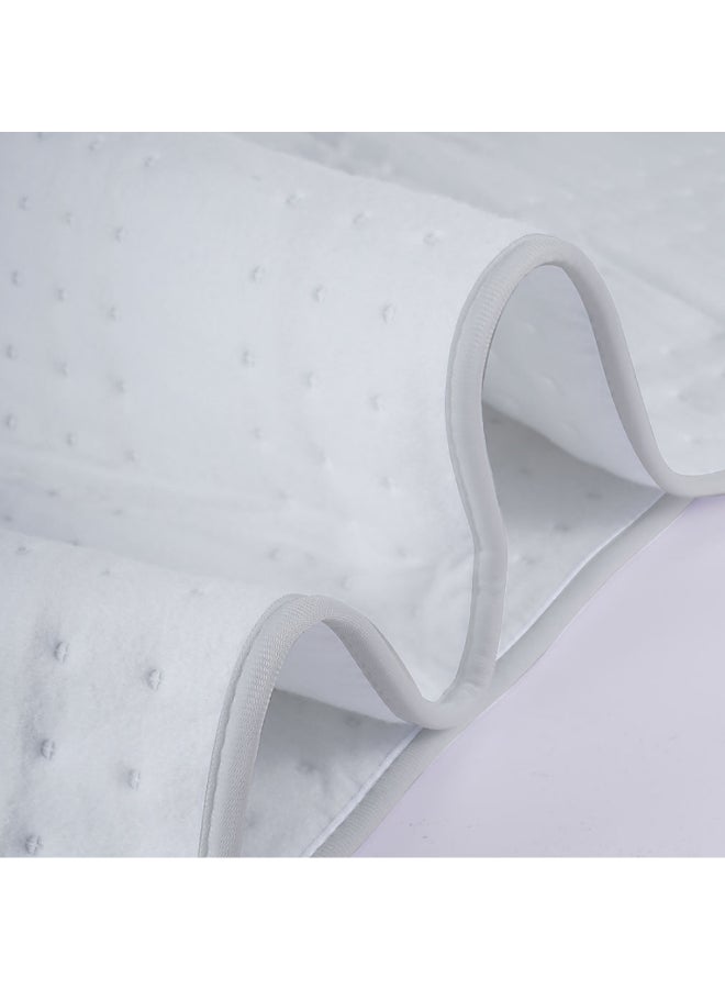 Generic - Electric Heated Blanket Cotton White 80x150cm - Image 1