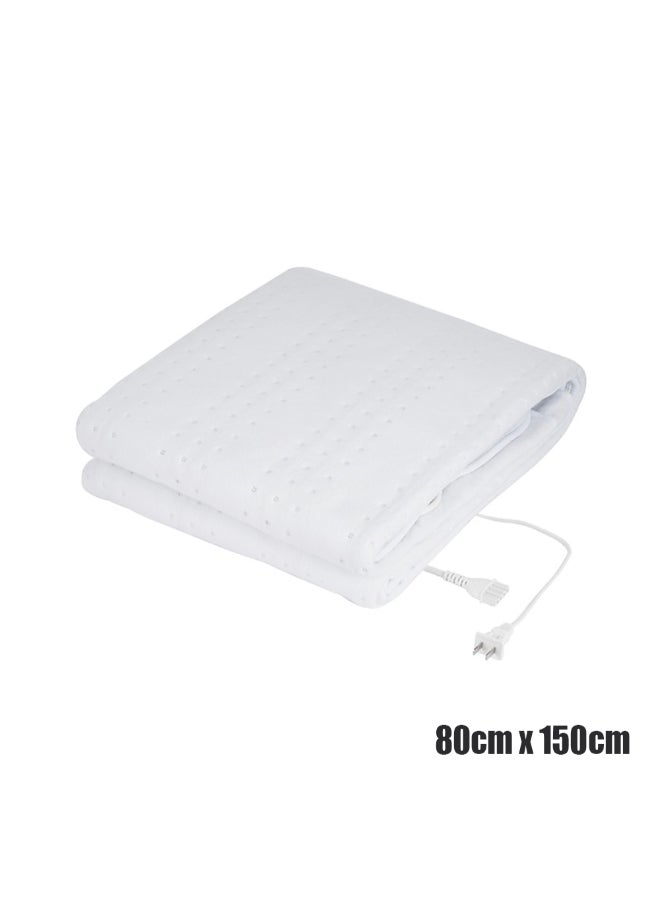 Generic - Electric Heated Blanket Cotton White 80x150cm - Image 1