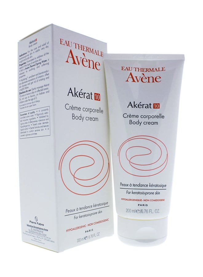 Avene - Akerat 10 Body Cream 200ml - Image 1