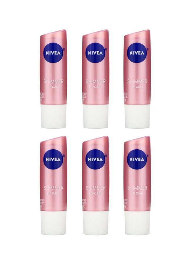 نيفيا مجموعة بلسم شفاه للمعان رائع مكونة من 6 قطع 6x4.8جرام - Image 1