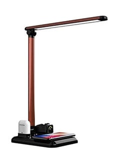 2 In 1 Foldable Wireless Charger With LED Desk Lamp Black