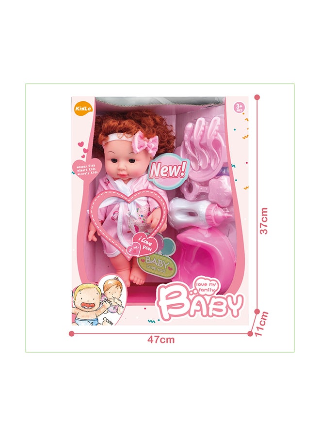 Kidle 27cm 12 Sound Vinyl Doll 33 X 25.5 X 12cm - Image 3