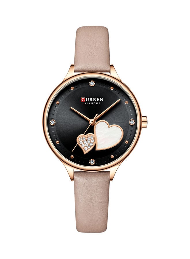 كارين ساعة يد بعقارب مرصعة بأحجار طراز J-4781B للنساء - Image 1