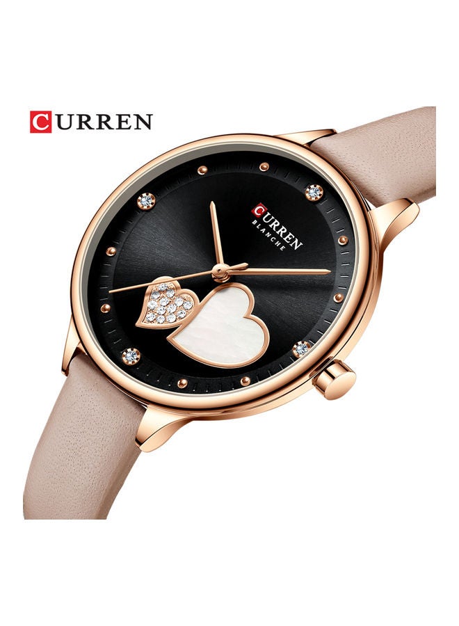 كارين ساعة يد بعقارب مرصعة بأحجار طراز J-4781B للنساء - Image 3